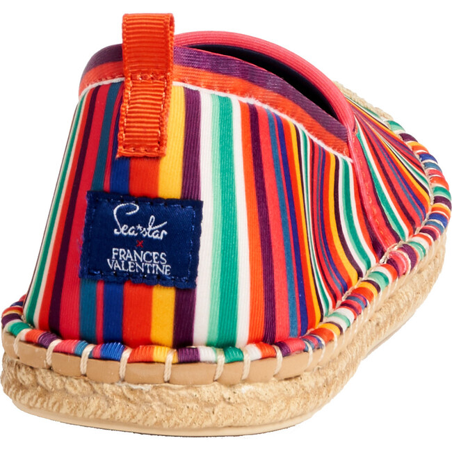 x Frances Valentine Women Beachcomber Espadrille Water Shoe, Candy Stripe - Slip Ons - 6
