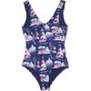 Women's Ariel One Piece, Five Mile River Print - One Pieces - 1 - thumbnail