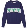 Women's Darby Tennis Sweater, Blue Ribbon - Sweaters - 1 - thumbnail