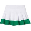 Scout Knit Sports Skort Colorblock, Blarney Green - Skirts - 1 - thumbnail
