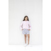 Ginny Ruffle Front Buttondown Solid Oxford, Pinkesque - Shirts - 2