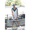Women's Trinity Tennis Sports Sweater Dress, Bright White - Dresses - 2 - thumbnail