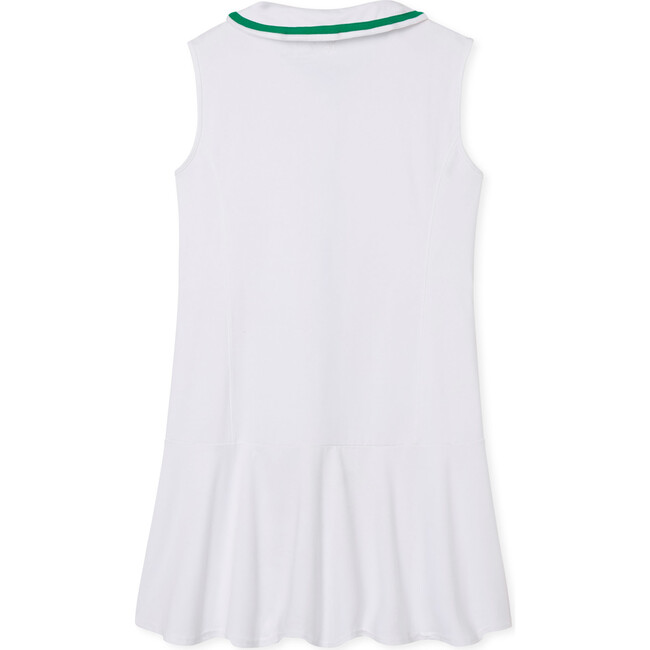Women's Vivian Tennis Performance Sports Dress, Bright White - Dresses - 3