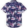 Men's Short Sleeve Owen Buttondown, Five Mile River Print - Shirts - 2