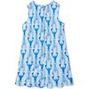 Piper Scallop Shift Dress, Gingham Lobsters - Dresses - 2