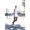 Women's Vivian Tennis Performance Dress, Bright White - Dresses - 4