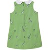 Maddie Dress Croquet Embroidery, Croquets on Meadow Green - Dresses - 3
