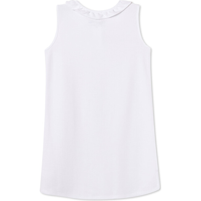 Zoe Dress Solid Pique, Bright White - Dresses - 3