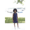 Zoe Dress Solid Pique, Blue Ribbon - Dresses - 2