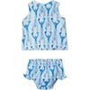 Poppy Dress Bloomer Set, Gingham Lobsters - Mixed Apparel Set - 1 - thumbnail