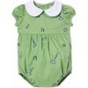 Juniper Bubble Croquet Embroidery, Croquets on Meadow Green - Onesies - 1 - thumbnail