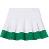 Scout Knit Sports Skort Colorblock, Blarney Green - Skirts - 5