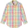 Long Sleeve Owen Buttondown, Sunshine Gingham - Shirts - 1 - thumbnail