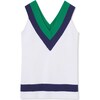Trinity Tennis Sweater Dress, Bright White - Dresses - 4 - thumbnail
