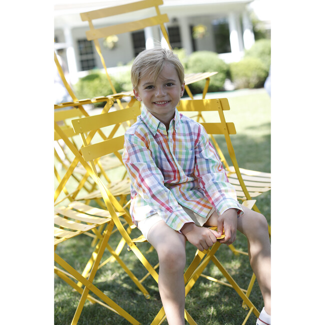 Long Sleeve Owen Buttondown, Sunshine Gingham - Shirts - 2