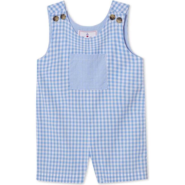 James Shortall Bloomsbury Party Gingham, Nantucket Breeze - Overalls - 1