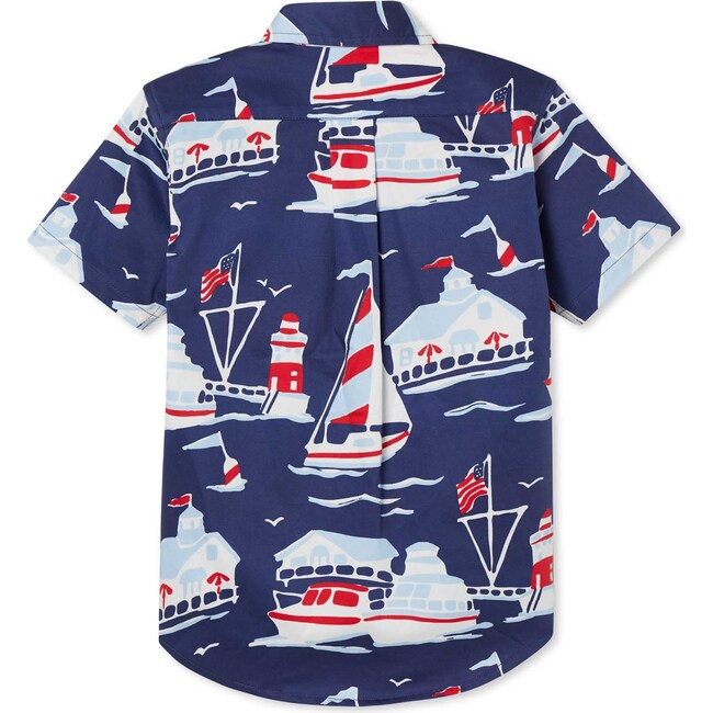 Short Sleeve Owen Buttondown, Five Mile River Print - Shirts - 2