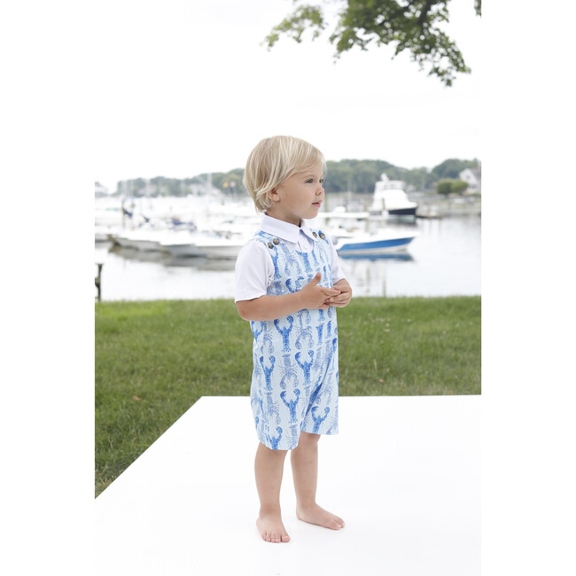 James Shortall Gingham Lobsters Print, Gingham Lobsters - Overalls - 2
