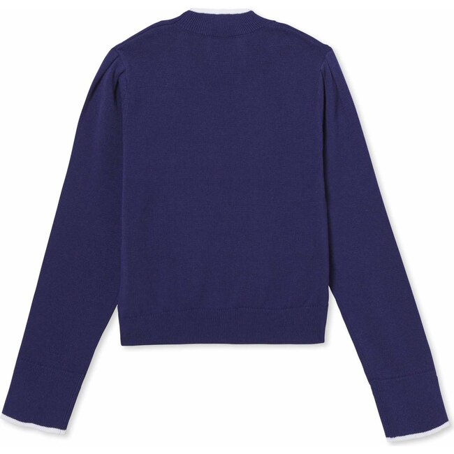 Darby Tennis Sports Sweater, Blue Ribbon - Sweaters - 2