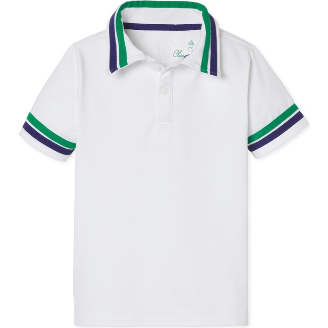 Terence Tennis Performance Sports Polo, Bright White - Polo Shirts - 1