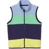 Austin Vest Colorblock French Terry, Open Air - Vests - 1 - thumbnail