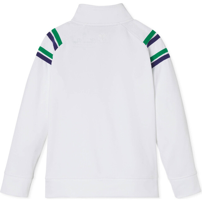 Theo Tennis Performance 1/2 Zip, Bright White - Shirts - 2