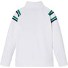 Theo Tennis Performance 1/2 Zip, Bright White - Shirts - 2