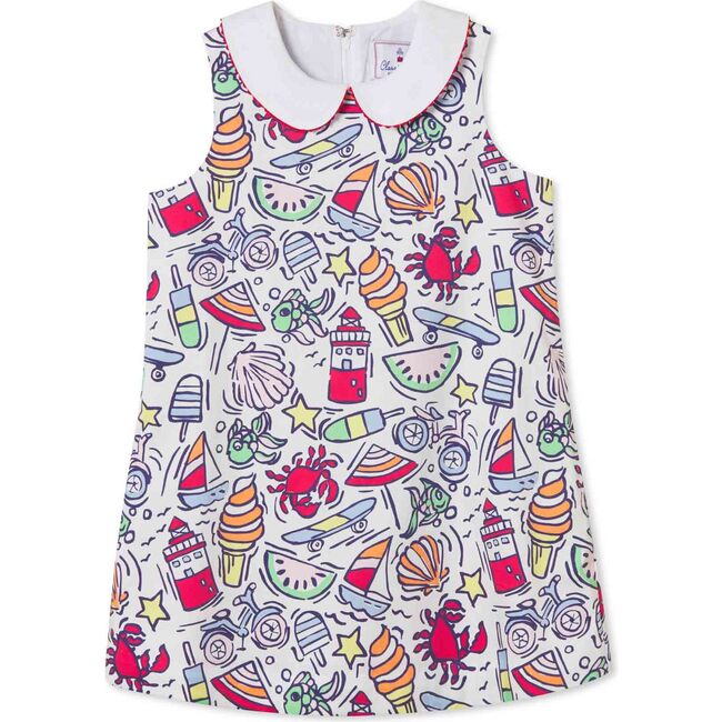 Maddie Dress, Cool Cool Summer Print