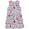 Piper Scallop Shift Dress, Cool Cool Summer Print - Dresses - 1 - thumbnail