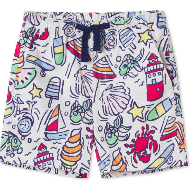 Andrew Pull on Short Cool Cool Summer Print, Cool Cool Summer Print - Shorts - 1