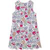 Piper Scallop Shift Dress, Cool Cool Summer Print - Dresses - 3
