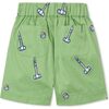 Dylan Short Croquet Embroidery, Croquets on Meadow Green - Shorts - 3
