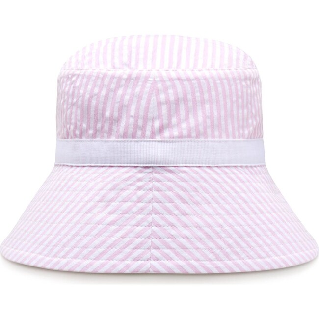 Remy Bucket Hat Seersucker, Lilly's Pink Seersucker - Hats - 1