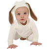 Organic Ivory Bunny Pajama with Bonnet & Tail - Costumes - 1 - thumbnail
