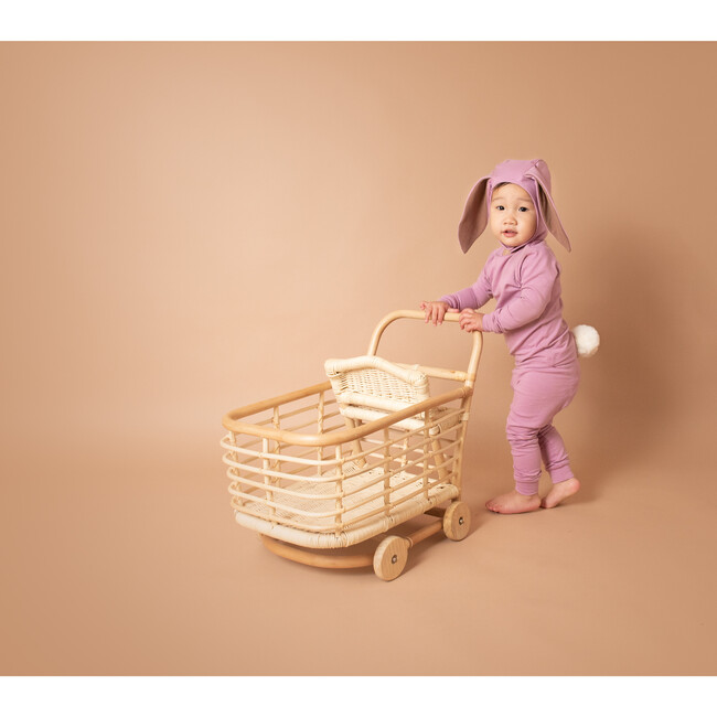 Rose Bunny Pajama with Bonnet & Tail - Costumes - 2