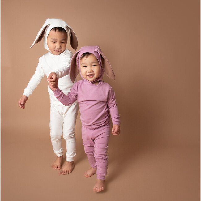 Rose Bunny Pajama with Bonnet & Tail - Costumes - 8