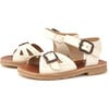 Pearl Sandal, Vanilla Leather - Sandals - 1 - thumbnail