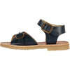 Sonny Sandal, Navy Leather - Sandals - 2