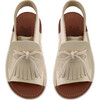 Agnes Boot Sandal, Vanilla Leather - Sandals - 3