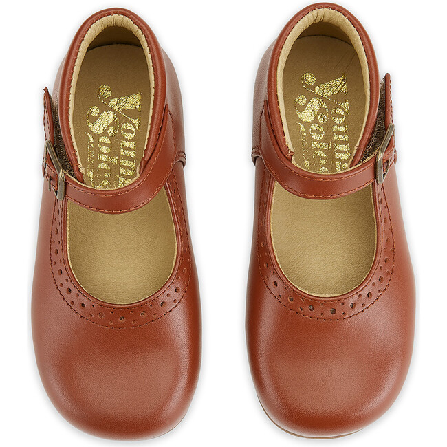 Dolly Mary Jane Shoe, Cognac Leather - Mary Janes - 3