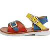 Sonny Sandal, Multi-Block Retro Leather - Sandals - 2