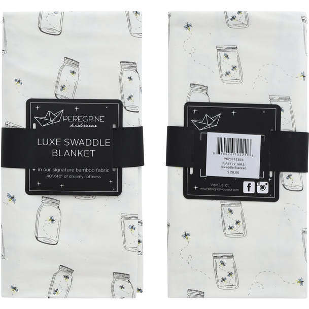 Bamboo Luxe Swaddle Blanket, Firefly Jars - Other Accessories - 1