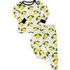 Bamboo Two Piece Pajamas, Lemons - Pajamas - 1 - thumbnail