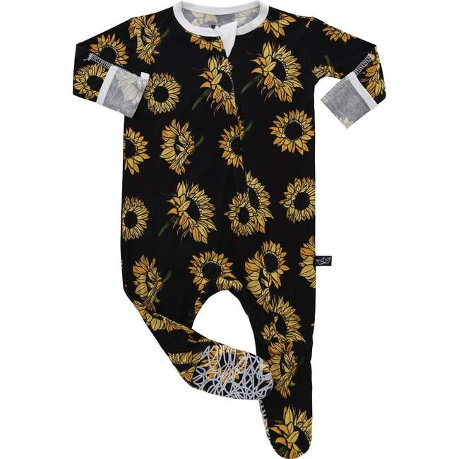 Bamboo Footed Sleeper, Sunflowers Peregrine Kidswear Mommy & Me Shop