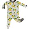 Bamboo Footed Sleeper, Lemons - Pajamas - 1 - thumbnail