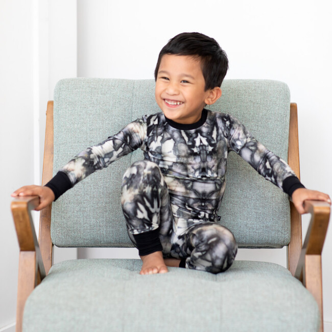 Bamboo Two Piece Pajamas, Mystic Tie-Dye - Pajamas - 2