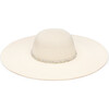 Women's Bunny Packable Sunhat, Ivory - Hats - 1 - thumbnail