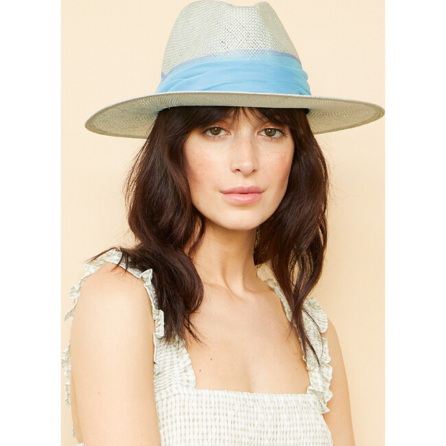 Women's Courtney Fedora, Seafoam - Hats - 2