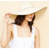Women's Bunny Packable Sunhat, Ivory - Hats - 2 - thumbnail