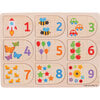 Picture and Number Matching Puzzle - Wooden Puzzles - 1 - thumbnail